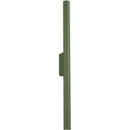 Wonderlamp Aplique de pared de metal verde con 2 luces g9