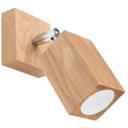 Wonderlamp Aplique de pared de madera madera natural gu10