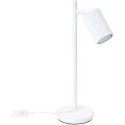 Wonderlamp Lámpara de mesa blanca con diseño moderno y luz ajustable