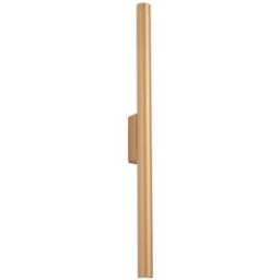 Wonderlamp Aplique de pared de metal dorado con 2 luces g9
