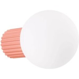 Wonderlamp Aplique de pared de aluminio rosa g9
