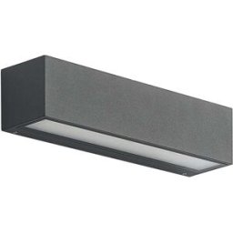 Arcchio Lámpara de pared led exterior de aluminio negro