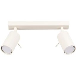 Wonderlamp Lámpara de techo beige 2 focos cilíndricos estilo industrial