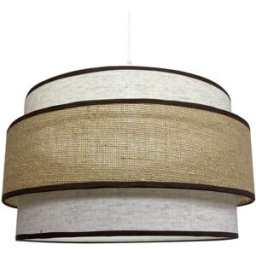 Wonderlamp Lampara colgante original natural de 3 pantallas marrón
