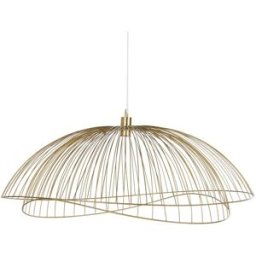 Maisons du Monde Lámpara de techo de alambre de metal dorado Ø100 cm