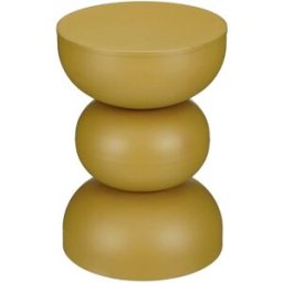 Mica Decorations Mesa auxiliar luna amarillo h46xb32xl32cm