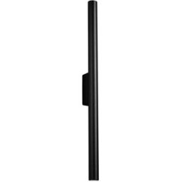 Wonderlamp Aplique de pared de metal negro con 2 luces g9