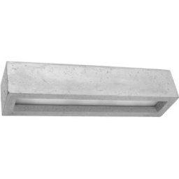 Wonderlamp Aplique de pared de cemento gris con 2 luces e27