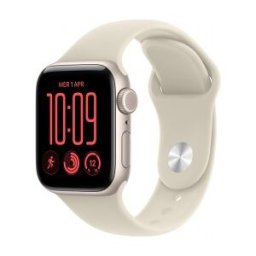 Apple Watch SE (3nd generation) SE 3 (GPS + Cellular) - Caja de aluminio en blanco estrella de 40 mm