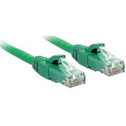 Lindy RJ-45 Cat6 U/UTP 1 m cable de red Verde U/UTP (UTP)