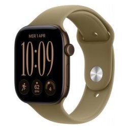 Apple Watch Series 12 (GPS + Cellular) - Caja de aluminio en bronce oscuro (46 mm) - Correa deportiv