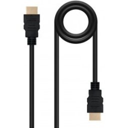 Nanocable Cable HDMI V1.4 Alta Velocidad / HEC), A/M-A/M, Negro, 1 m