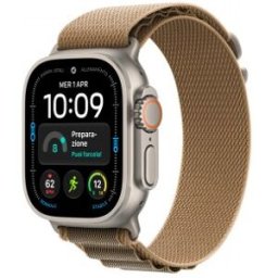 Apple Watch Ultra 4 (GPS + Cellular) - Caja de titanio natural de 49 mm - Correa Loop Alpine color d