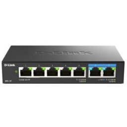 D-Link DMS-107/E switch No administrado Gigabit Ethernet (10/100/1000) Negro