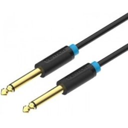 Cable Mono Vention BAABI - Jack 6.5 Macho - Jack 6.5 Macho - 3m - Negro