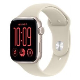 Apple Watch SE (3nd generation) SE 3 (GPS + Cellular) - Caja de aluminio en blanco estrella de 44 mm