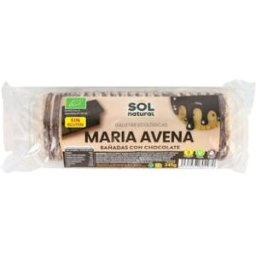 Solnatural galletas de avena maria baadas de choco 245gr sg