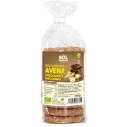 Solnatural galletas avena chocolate y macadamia 200 g bio