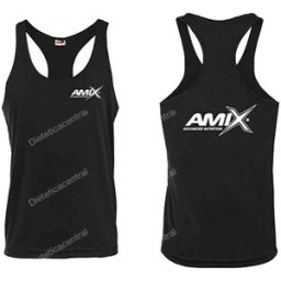 Amix camiseta de tirantes negra talla xl