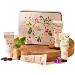 Fleurance nature cofre beige cuarteto de cremas de manos 4uds.