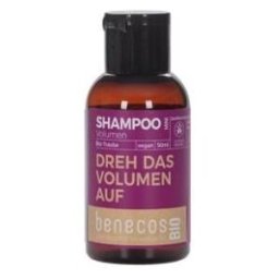 Benecos champu volumen uva mini viaje 50ml. bio vegano