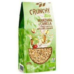 La grana crunchy avena manzana canela 375gr. eco