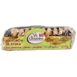 La campesina polvorones avena canela jengibre 175 gr eco sg