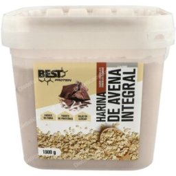 Best protein harina de avena integral chocolate 1900gr.