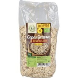 Solnatural copos de avena integral gruesos 500gr. bio sg