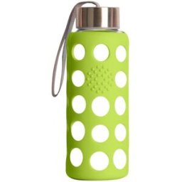 Irisana Botella Bbo Borosilicato con Silicona 300 ml Verde