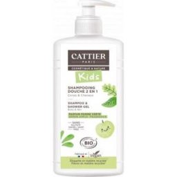 Cattier Champú y gel Ducha Manzana Verde 500 ml