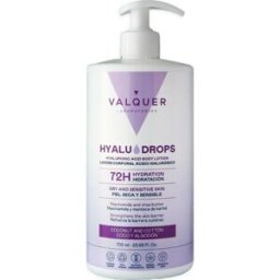 VALQUER Hyaludrops Loción Corporal Coco y Algodón 72H 700 ml