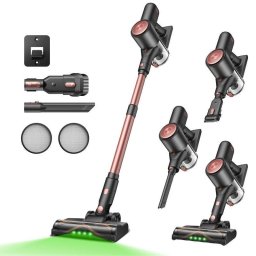 Aspiradora sin Cable Vactidy V10Pro 50KPa 45 Min, Aspiradora Fácil Limpieza