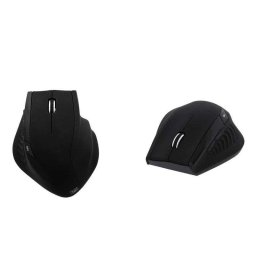 Ratón TnB MWERGO Vertical Inalámbrico 1600 DPI Negro Ergonomía mano derecha