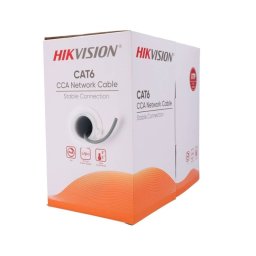Cable de Red Hikvision UTP Cat6 Gris 305 m 23 AWG