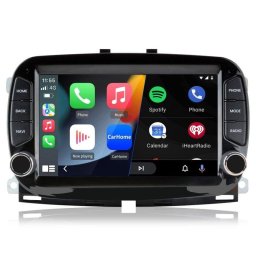 JUNSUN Autoradio Fiat 500 Pantalla 7" Android 15 CarPlay Android Auto 2 GB/64 GB