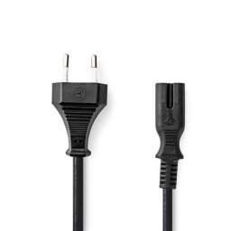 Cable de Alimentación Nedis C7 a IEC 320 2 m Negro