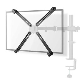 Nedis MMNVSA110BK Adaptador VESA para monitor 13 a 27" 75x75 a 100x100 Máx. 8 kg