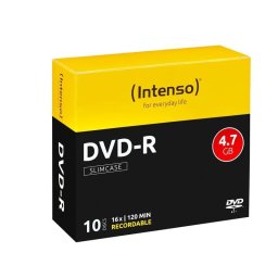 Disco DVD en blanco Intenso DVD-R 4,7 GB 16x 120 mm Caja 10 unidades