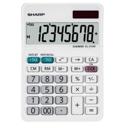 Calculadora Financiera Sharp EL-310W 8 dígitos Batería/Solar