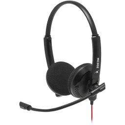 Auriculares Bluestork MC302 con cable jack 3,5 mm y micrófono giratorio, negros