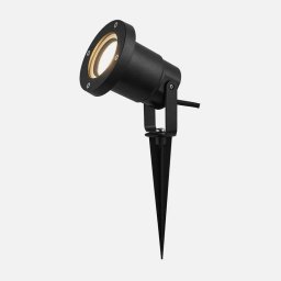 Pincho Exterior Fabrilamp Clavos Negro IP65 GU10