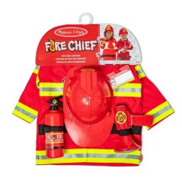 Disfraz de bombero Melissa & Doug con accesorios y juguetes de rol