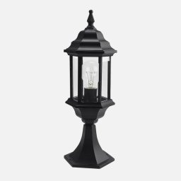 Aplique de exterior FABRILAMP Pollux Negro IP44 E27 48,5 x 17 x 17 cm