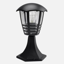 Aplique exterior FABRILAMP Alnilan IP44 E27 30 x 16 x 16 cm Negro