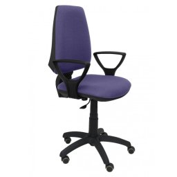 Piqueras y Crespo Elche CP Bali Silla de Oficina Brazos Fijos Ruedas de Parquet Azul Claro