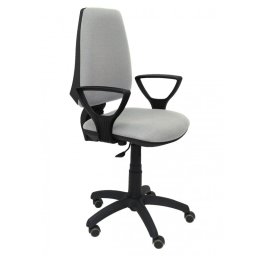 Piqueras y Crespo Elche CP Bali Silla de Oficina Brazos Fijos Ruedas de Parquet Gris Claro