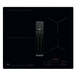 AEG Encimera campana de inducción TT64CB00CB. Negro. 60 cm. Zona Flexible. 680 m³. Clase A+