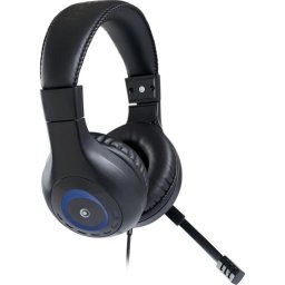 Auriculares Bigben Connected CASQUEMICROJACKB con cable Jack para uso diario color negro
