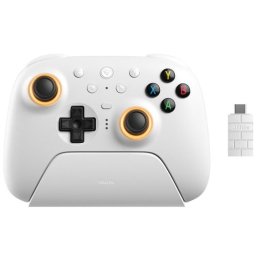 Mando 8BitDo Ultimate 2 Wireless 2.4GHz Blanco para PC y Android con vibración